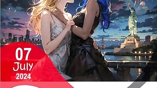 LESBIAN BEAUTY KISSING COLLECTION EROTIC AND ROMANTIC CONTENT - 6 image