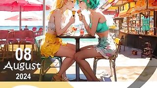 LESBIAN BEAUTY KISSING COLLECTION EROTIC AND ROMANTIC CONTENT - 9 image