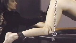 Extreme vintage BDSM session with hot master - 5 image