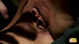 These Two Delicious Blonde Lesbian Hotties Use One Sex Toy for Their Two Fannies - 7 image