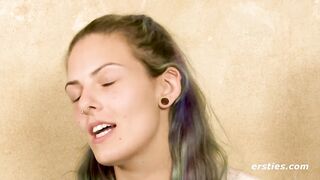 Ersties - 24 year old Josie masturbates with vibrator and fingers - 6 image