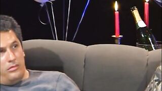 Dildo loving inexperienced black stripper lesbians lick ass and fuck with big sex toy - 3 image