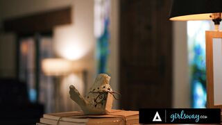 GIRLSWAY - Psychic Jayden Cole Tells Katrina Colt & Alina Ali Their Destiny Resides In A Threesome - 3 image