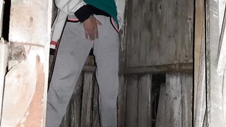 I caught my neighbor masturbating in the toilet on the street and I joined her - Lesbian-illusion - 6 image