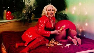 Pussy Fuck and Balloon Fetish, Foodsplosh. Kinky MILFs Have Pervert Sex! Arya Grander - 9 image