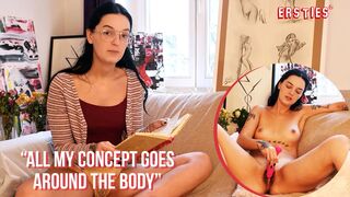 Ersties - Pinko Reads Her Poetry To You Before Masturbating With a Toy