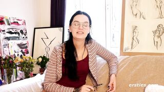 Ersties - Pinko Reads Her Poetry To You Before Masturbating With a Toy