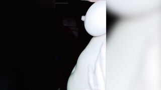 The hot girl is showing her beautiful, hot legs completely naked, spreading her charm, showing her beautiful face, her sexy boob - 9 image