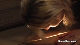 Voyeur Lesbian Slave Watches Two Madames In 69 Position - 11 image