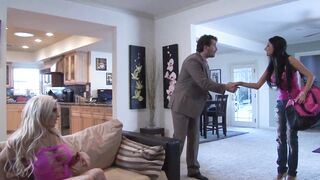 Anissa Kate enjoys a threesome and has her little asshole dilated by an American couple. - 5 image