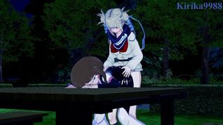 Ochako Uraraka and Himiko Toga masturbate and have intense futanari sex. - My Hero Academia Hentai - 13 image