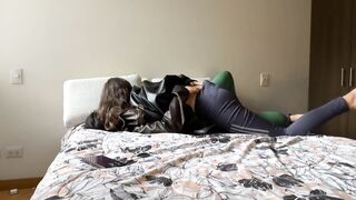 Two Naughty Lesbians Enjoying Themselves in Different Positions. - 6 image