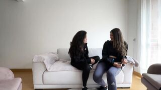 Paying my roomie the rent with lesbian sex - 5 image