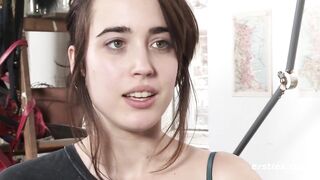 Ersties - Sweet hamburger Effie masturbates with fingers - 4 image