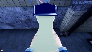 Himiko Toga and Ochako Uraraka intense lesbian play and intense sex. - My Hero Academia Hentai - 10 image