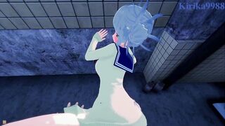 Himiko Toga and Ochako Uraraka intense lesbian play and intense sex. - My Hero Academia Hentai - 13 image