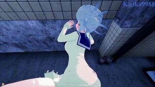 Himiko Toga and Ochako Uraraka intense lesbian play and intense sex. - My Hero Academia Hentai - 14 image