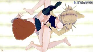 Himiko Toga and Ochako Uraraka intense lesbian play and intense sex. - My Hero Academia Hentai - 8 image