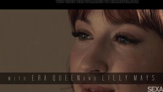 Cute blonde Era Queen is enthralled as she watches gorgeous - 9 image