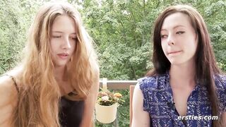 Ersties - Alba licks sweet Lisa M.'s smooth pussy - 15 image