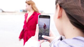 Sumiko and Lana Get Horny on the Beach - Clubsweethearts - 2 image