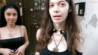 Public lesbian sex and exhibitionism between two cute girlfriends - DOLLSCULT - 13 image