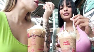 My best friend eats my ass in a mall - 2 image