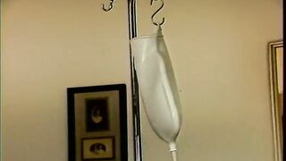 Three naughty women please their cunts and fill asses with water using a toy - 3 image