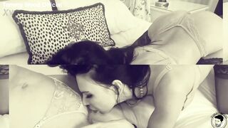 Big Boobs Milf with Pretty Shaved Pussies Fucking Big Cock Stud - 3 image