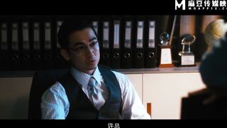 Modelmedia Asia - Golden Carp Is Extraordinary - Threesome Sex with Lesbian Boss and Subordinate - 2 image