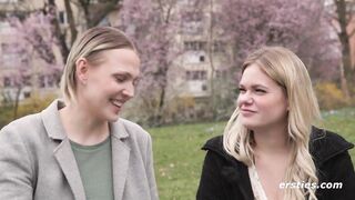 Ersties - Nina C and Emma K have anal sex with a strapon. - 13 image
