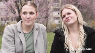 Ersties - Nina C and Emma K have anal sex with a strapon. - 14 image