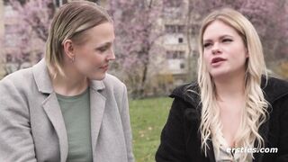 Ersties - Nina C and Emma K have anal sex with a strapon. - 15 image