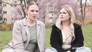 Ersties - Nina C and Emma K have anal sex with a strapon. - 4 image