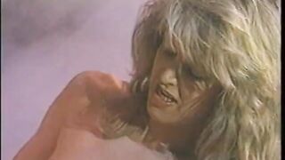 Hot blonde 80s porn queen in sexy lingerie has strap-on fuck - 15 image