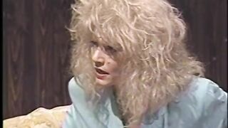 80s Lingerie Sexy - Hot blonde 80s porn queen in sexy lingerie has strap-on fuck at xLilith
