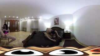 Virtual Reality Lesbian - 3 girls 1 sextoy - 360 - 11 image