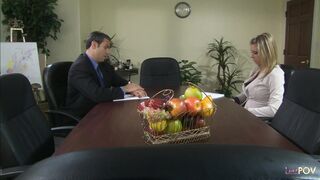 Two blonde lesbians are fucking each other on the table with flair and intensity - 4 image