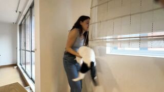My lover touches me under my pants and gives me intense tribbing that makes me come - 4 image