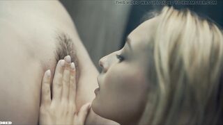 Horny Blonde Girl Seduces Brunette At Dressing Room - Hot Lesbian Sex Before Unbirth TRAILER - 10 image