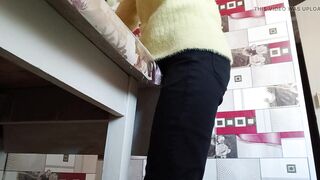 Stepsister masturbates solo with multiple orgasms - Lesbian_Illusion