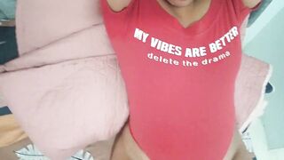 THE BEST TITS ARE MY NEW STEPMOM'S READY TO SUCK THEM, REAL AMATEUR HOMEMADE MASTURBATION - 3 image