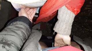 Our autumn romantic sex in a hut - Lesbian-illusion - 11 image