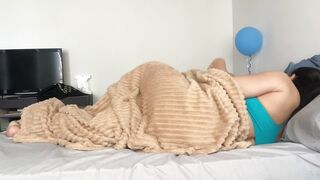 Hot and Very Wet Sex Under the Blanket - 4 image