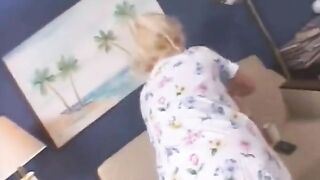 Dirty granny gets her both holes toyed and licked - 4 image