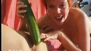 Redhead MILF plays with her friend's pussy - 10 image