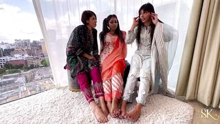 SAHARA KNITE - Desi Bhabhi Threesome - 2 image