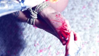 Captive Unicorn For Foot Worship And Wax Play