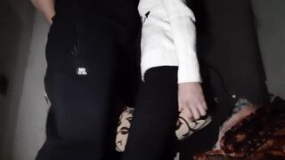 We hotly rub our pussies on the pillow and cum at the same time - 12 image