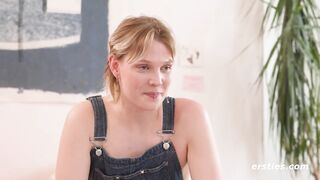 Ersties - Sexy nude drawing leads to lesbian orgasm pleasure - 4 image